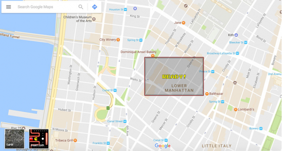 Google地图在愚人节变成了吃豆人游戏