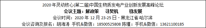 第二届中国生物质发电产业创新发展高峰论坛