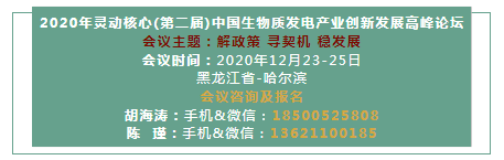 第二届中国生物质发电产业创新发展高峰论坛