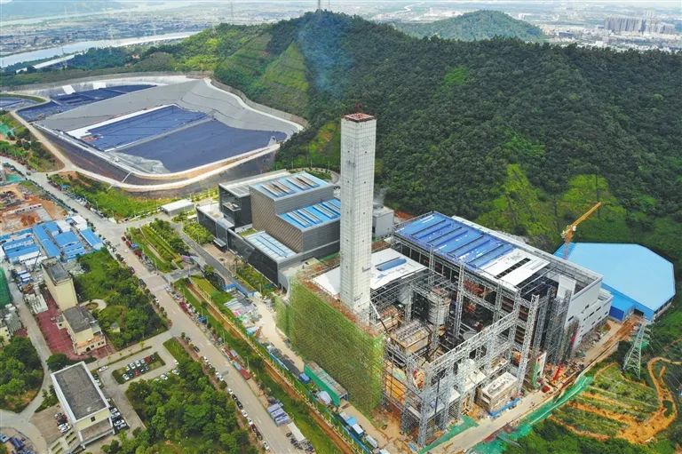 中山最大垃圾焚烧发电厂将于年底建成投产